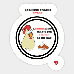 Awardee Chicken Sticker